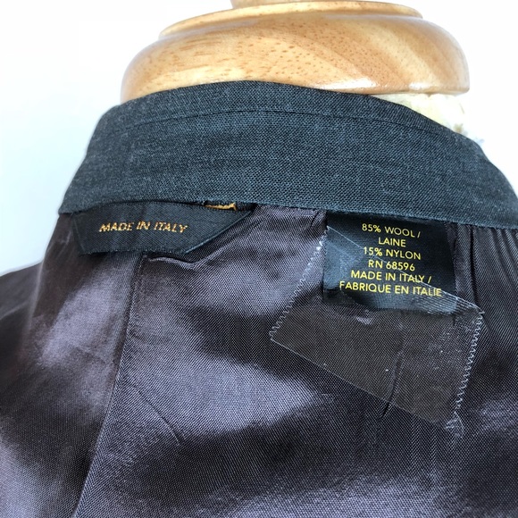 Donna Karan Mens Vintage 2 Piece Wool Suit - Picture 4 of 8